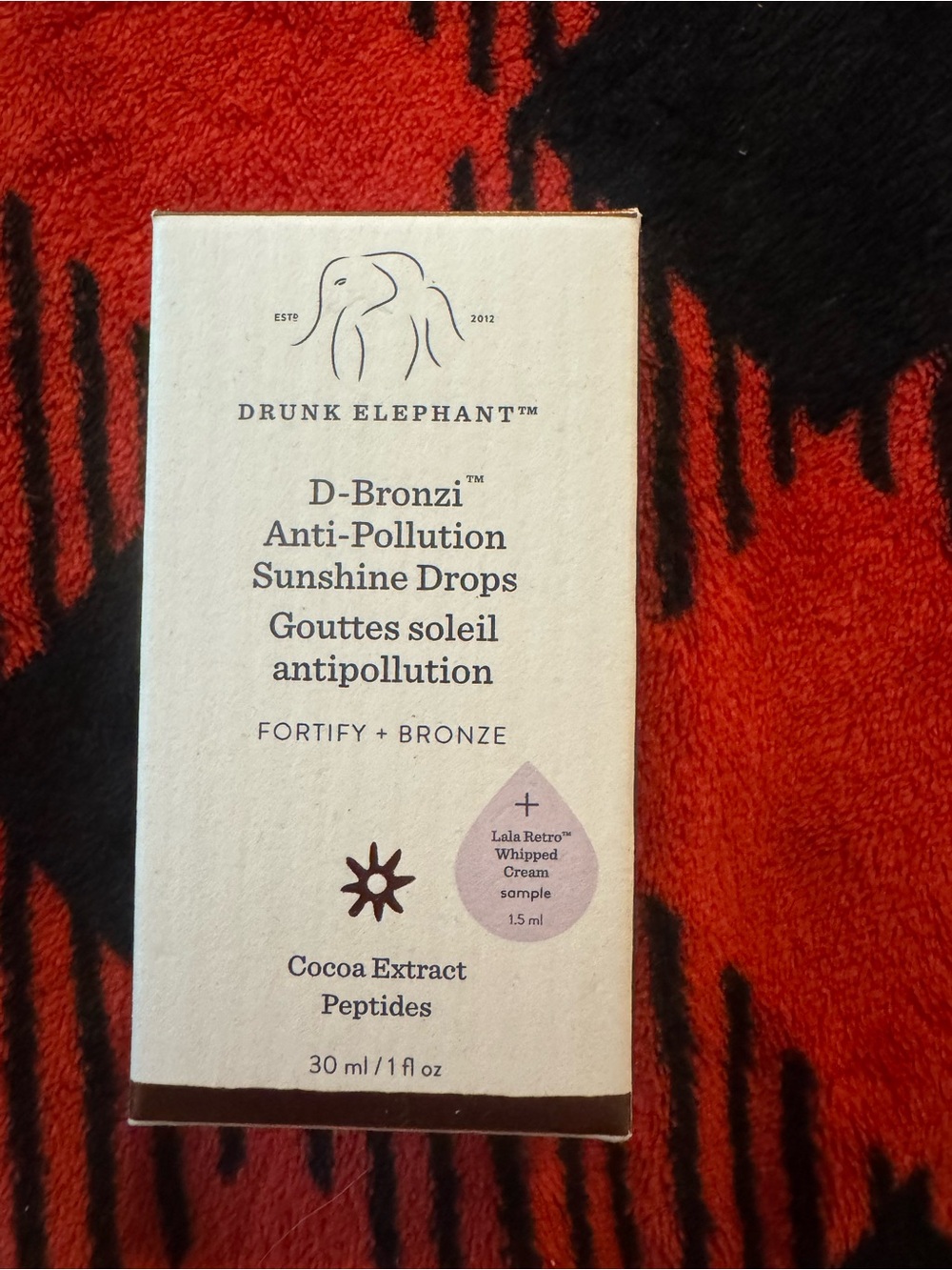 Drunk Elephant D-Bronzi Anti-Pollution Sunshine Drops - Cream & Brown Accents
